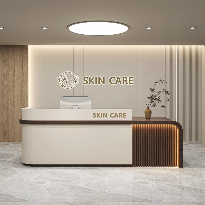 Interior Design Office Space - Large Interior Reception Desks Save Space