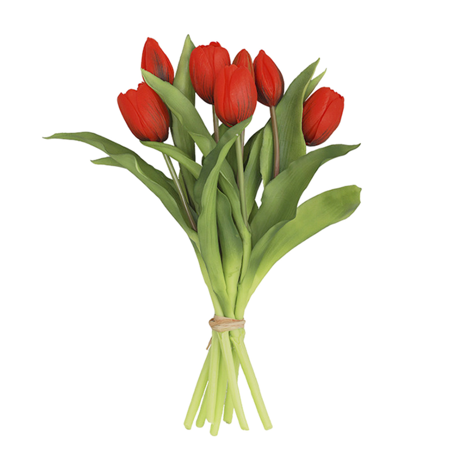 Interior Design Office Space - Artificial Tulip Bouquet with 7 Flowers
