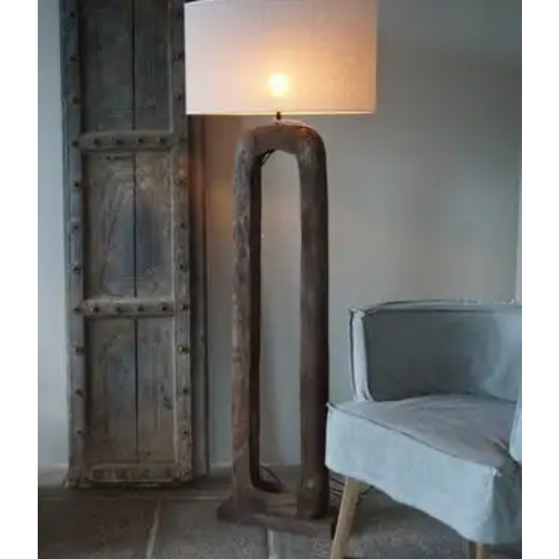 Brown Wooden Floor Lamp Wooden - đánh giá và giá Interior Design Office Space
