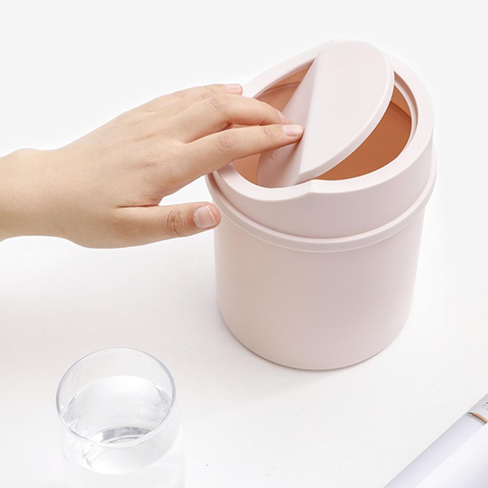 1pc Mini Plastic Desktop Trash - đánh giá và giá Interior Design Office Space