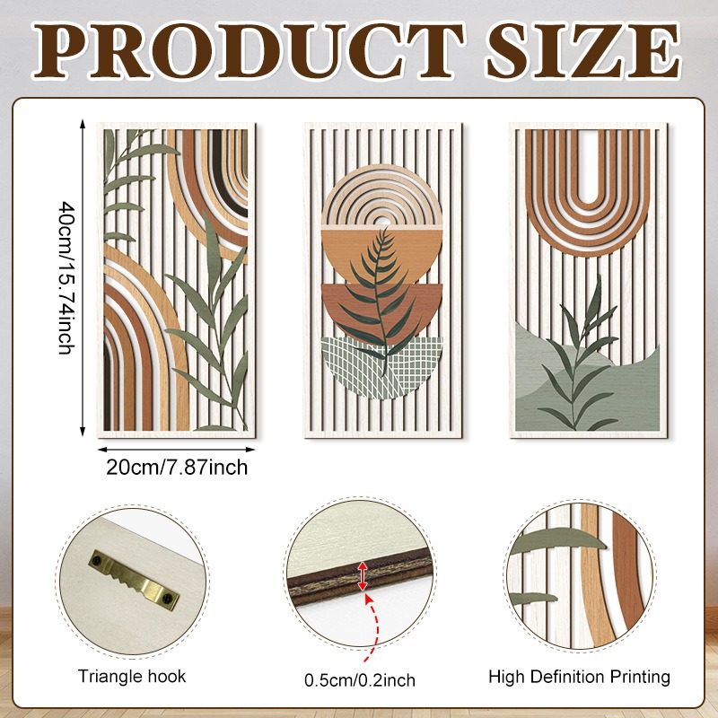 Natural Wood Wall Decor Semici - đánh giá và giá Interior Design Office Space