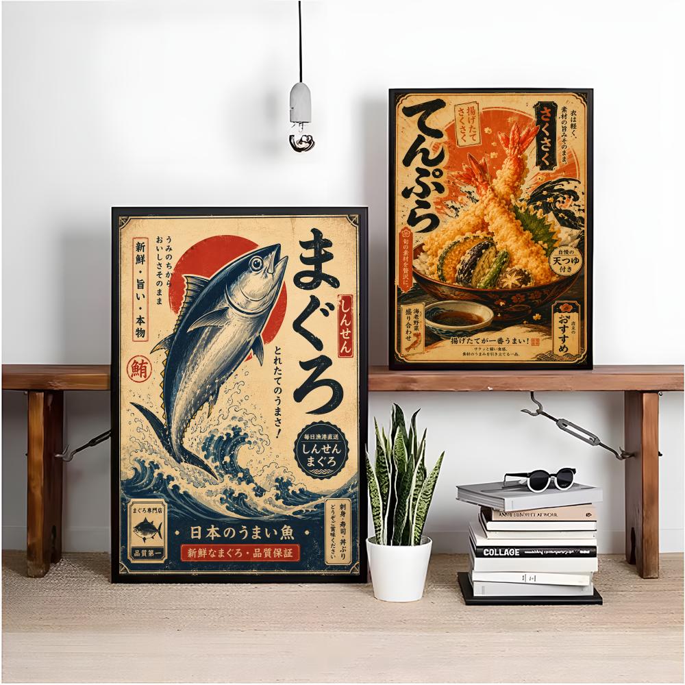 Vintage Japanese Fish Sushi La - đánh giá và giá Interior Design Drawing