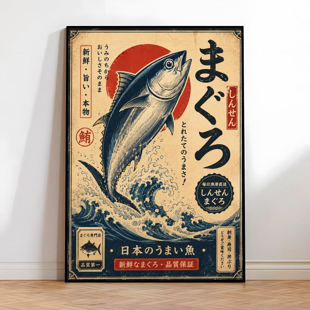 Vintage Japanese Fish Sushi La - đánh giá và giá Interior Design Drawing
